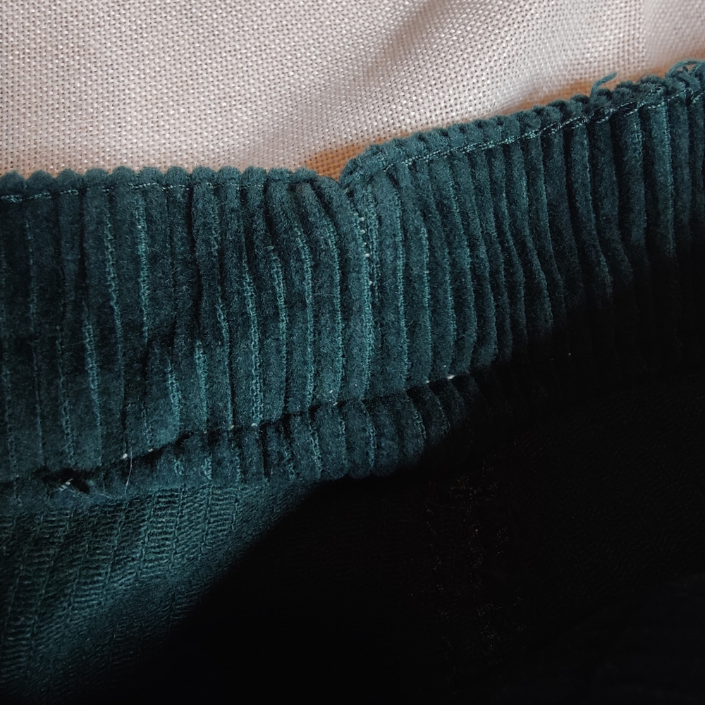 Empyre Teal Corduroy Pants with Branded Interior Print - Picture 4 of 8